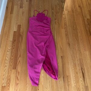 Elliatt Fuchsia Asymmetrical Dress